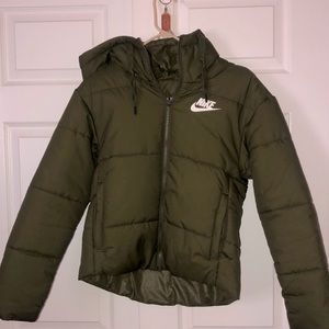 Nike green coat